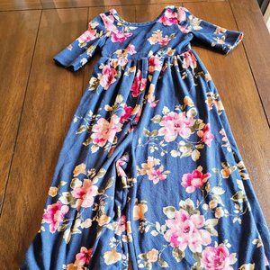 Ricrac & Ruffles Floral Romper